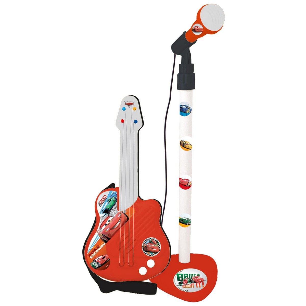Cars Spielzeug | Kostüme > Spielzeug und Spiele > Lernspiele Musik-Spielzeug Cars Mikrofon Rot Kindergitarre
