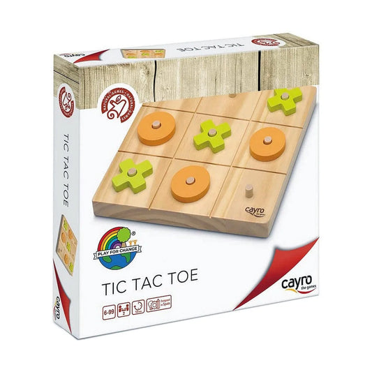 Cayro Spielzeug | Kostüme > Spielzeug und Spiele > Lernspiele Tic Tac Toe Cayro Tic Tac Toe Holz 20 x 20 x 4 cm