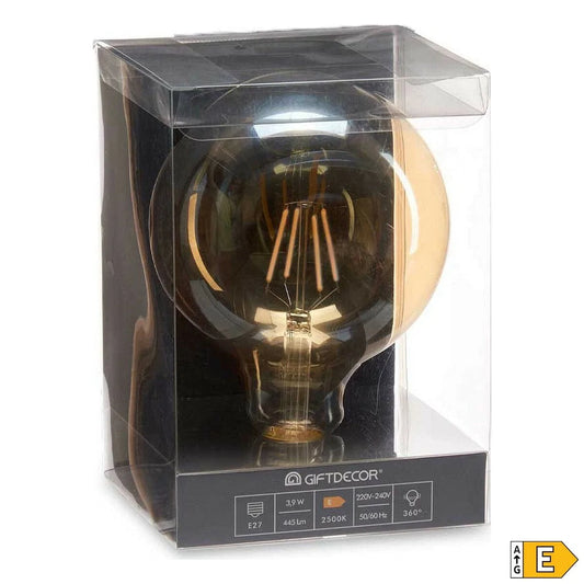 Gift Decor Heim | Garten > Dekoration und Beleuchtung > LED-Beleuchtung LED-Lampe 445 lm E27 Bernstein Vintage 4 W (12,5 x 17,5 x 12,5 cm)
