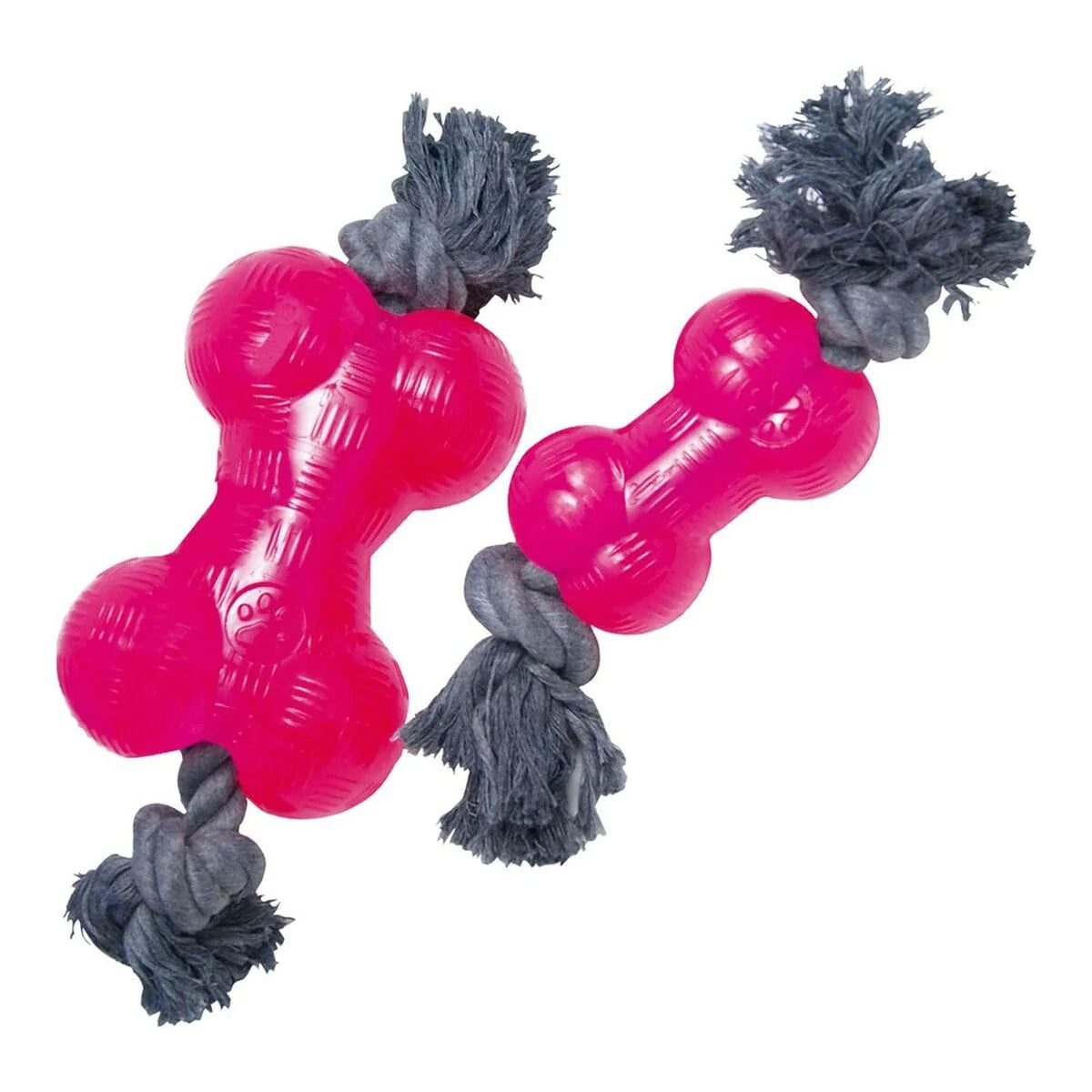 Gloria Heim | Garten > Haustier > Spielzeug Beißring für Hunde Gloria TPR Mit Seil Rosa Größe M (14 cm)