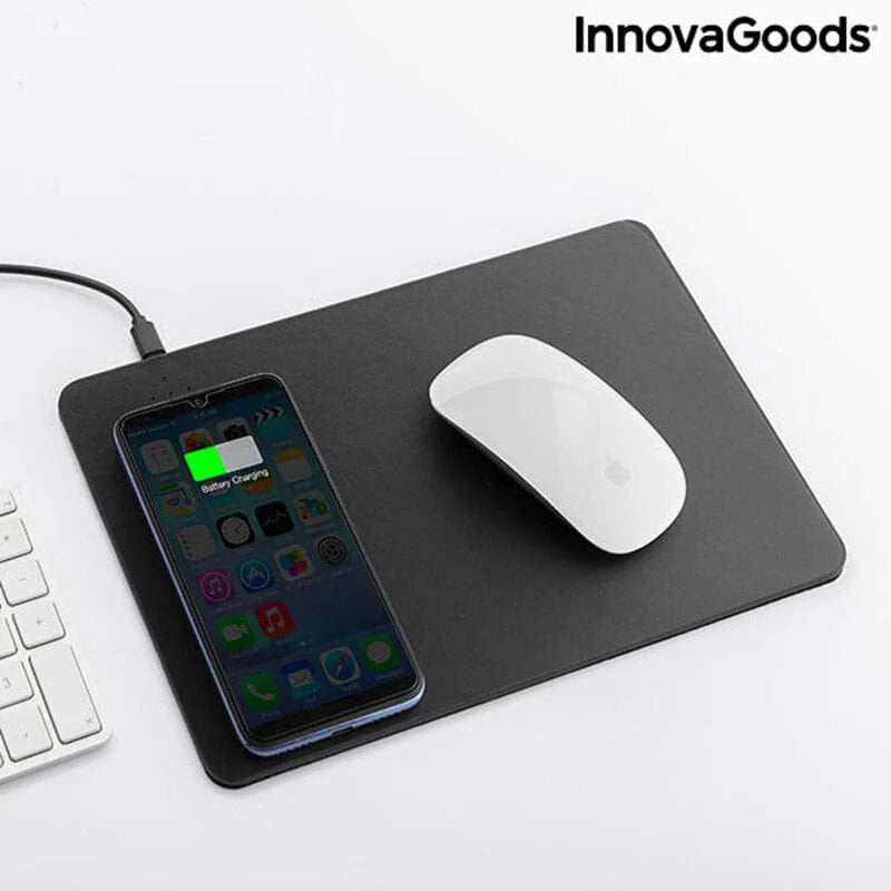 InnovaGoods Computer | Elektronik > Computer | Zubehör und Verbrauchsartikel > Maus & Mauspad Mouse-Pad mit kabellosem Ladegerät 2 in 1 Padwer InnovaGoods