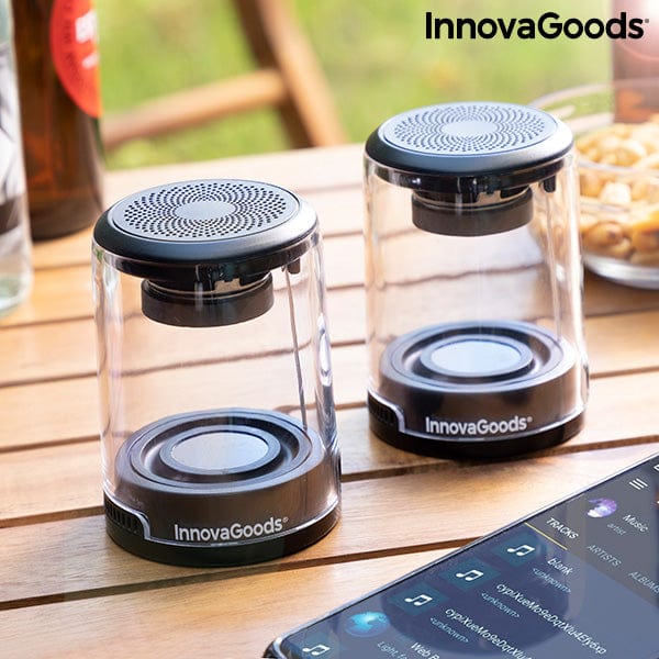 InnovaGoods Computer | Elektronik > Elektronik | Audio > Bluetooth Lautsprecher Kabellos wiederaufladbare magnetische Lautsprecher Waveker InnovaGoods Packung mit 2 Einheiten