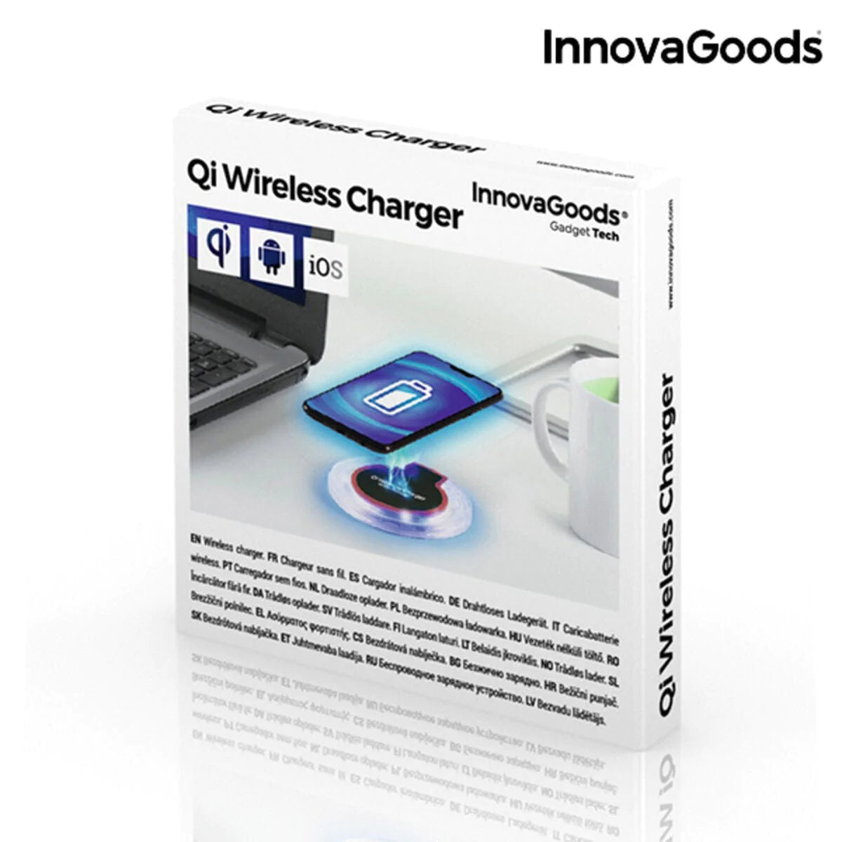 InnovaGoods Computer | Elektronik > Elektronik | Telefonie und Tablets > Ladegeräte und USB-Kabel Wireless Smartphone Qi Ladegerät InnovaGoods