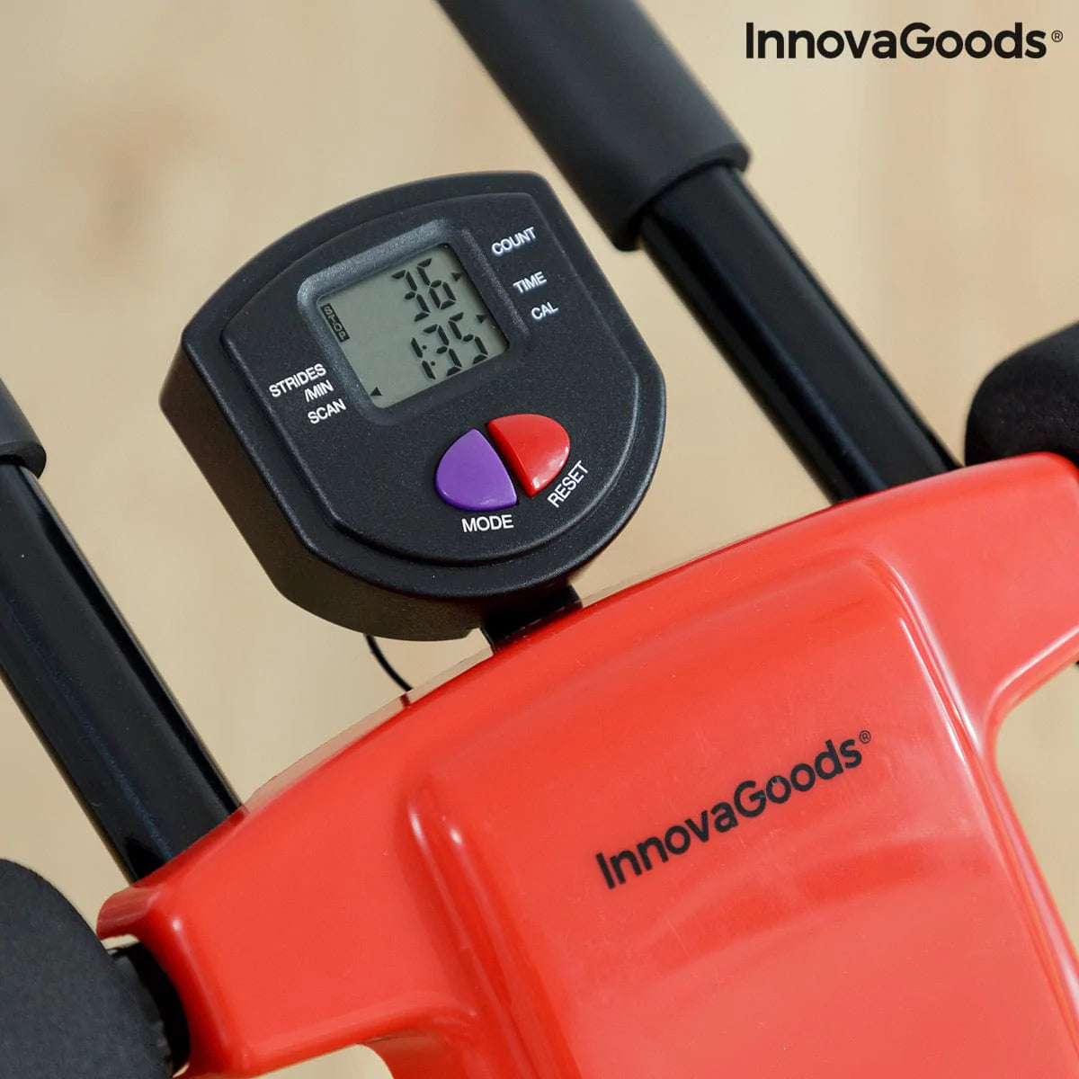 InnovaGoods Fitnessgeräte Bauchmuskel-Trainingsgerät zusammenklappbar mit Anleitung für Übungen Plawer InnovaGoods