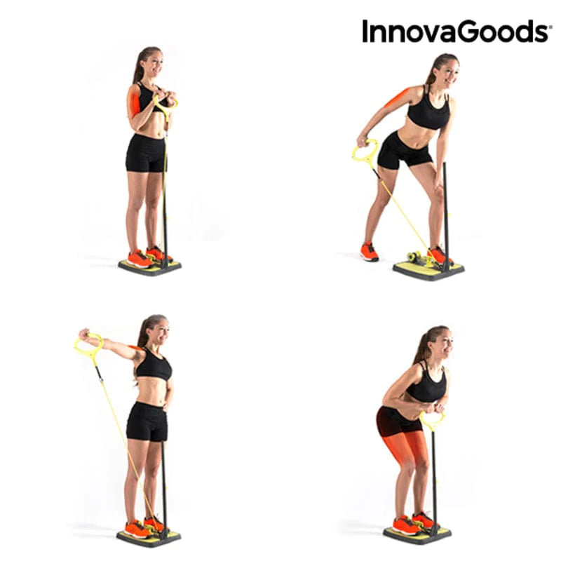 InnovaGoods Fitnessgeräte Fitness Plattform für Beine und Po mit Übungsanweisungen InnovaGoods