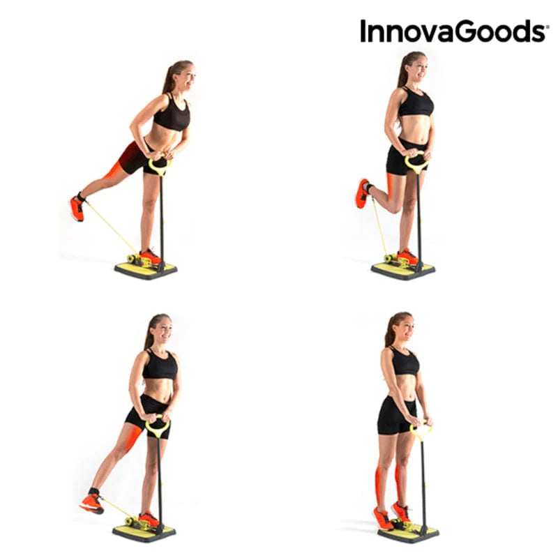 InnovaGoods Fitnessgeräte Fitness Plattform für Beine und Po mit Übungsanweisungen InnovaGoods