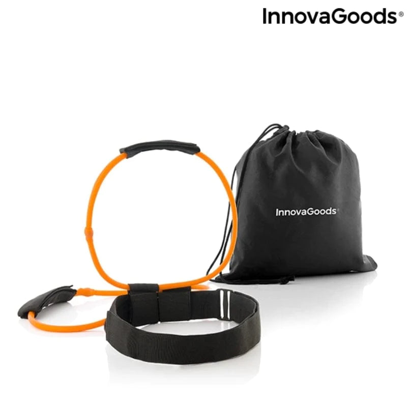InnovaGoods Fitnessgeräte Gürtel mit Widerstandsbändern für die Gesäßmuskulatur mit Übungsanleitung Bootrainer InnovaGoods