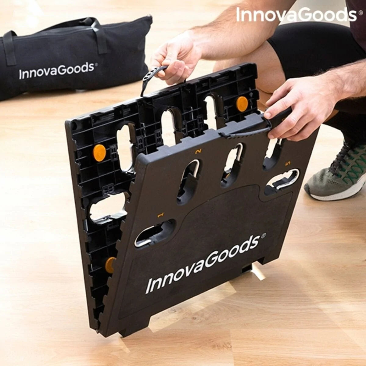 InnovaGoods Fitnessgeräte Integriertes tragbares Trainingssystem mit Übungsanleitung Gympak Max InnovaGoods