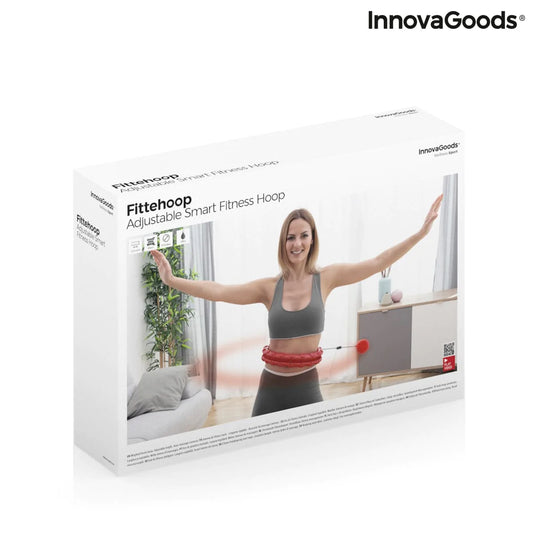 InnovaGoods Fitnessgeräte Intelligenter anpassbarer Fitness-Ring mit Gewicht Fittehoop InnovaGoods