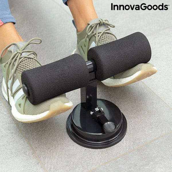 InnovaGoods Fitnessgeräte Sit-up-Stange für Bauchmuskeln, mit Saugnapf und Übungsleitfaden CoreUp InnovaGoods