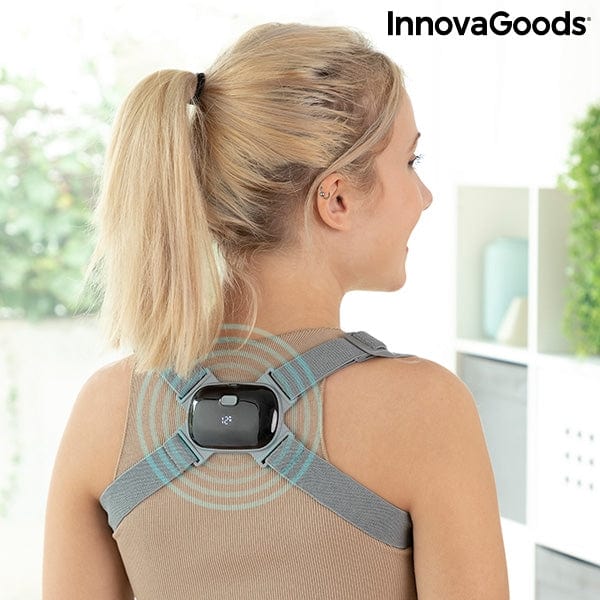 InnovaGoods Gesundheit | Beauty > Entspannung und Wellness > Entspannungsprodukte Intelligenter wiederaufladbarer Haltungstrainer mit Vibration Viback InnovaGoods