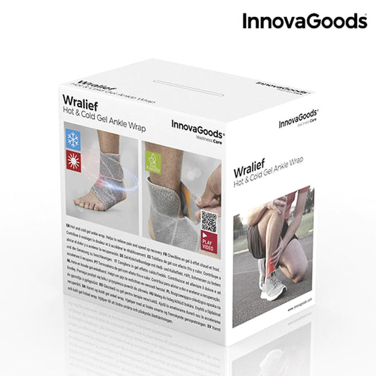 InnovaGoods Gesundheit | Beauty > Entspannung und Wellness > Entspannungsprodukte Knöchelbandage mit Wärme und Kälte Gelkissen Wralief InnovaGoods
