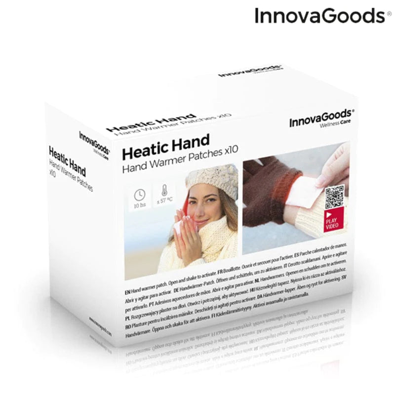 InnovaGoods Gesundheit | Beauty > Entspannung und Wellness > Handwärmer Handwärmer-Patches Heatic Hand InnovaGoods (10Er pack)