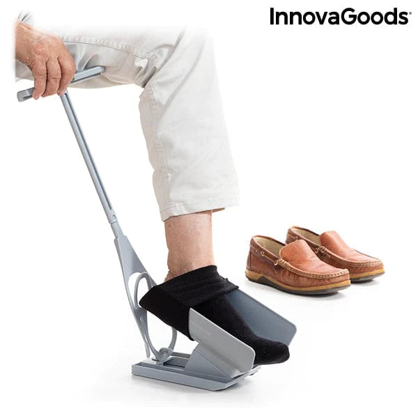 InnovaGoods Gesundheit | Beauty > Entspannung und Wellness > Hausschuhe, Strümpfe und Einlegesohlen Socken- und Schuhanzieher mit Sockenauszieher Shoeasy InnovaGoods