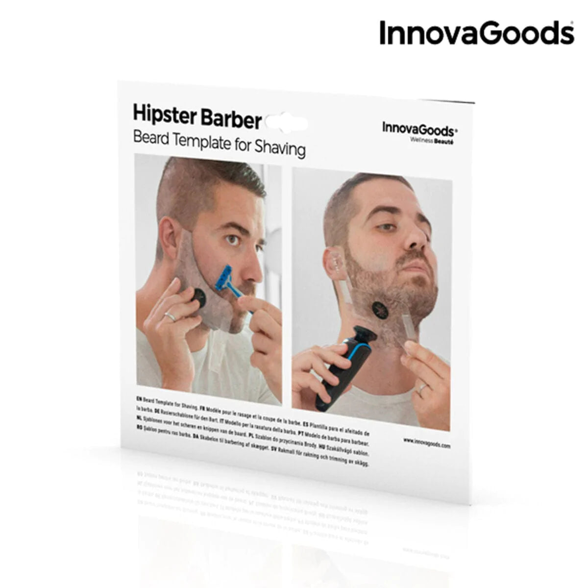 InnovaGoods Gesundheit | Beauty > Schönheit und Körperanwendungen > Haarentfernung und Rasur Hipster Barber Bartschablone InnovaGoods