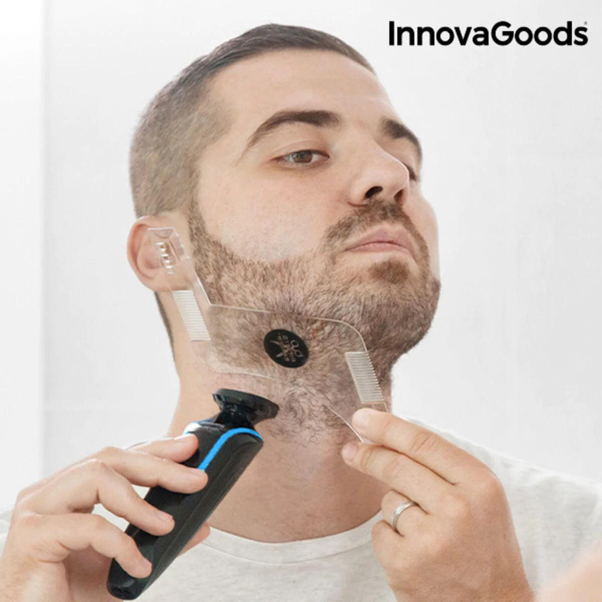 InnovaGoods Gesundheit | Beauty > Schönheit und Körperanwendungen > Haarentfernung und Rasur Hipster Barber Bartschablone InnovaGoods