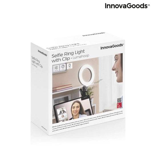 InnovaGoods Heim | Garten > Dekoration und Beleuchtung > LED-Beleuchtung Selfie Lichtring mit Halteklammer Lumahoop InnovaGoods