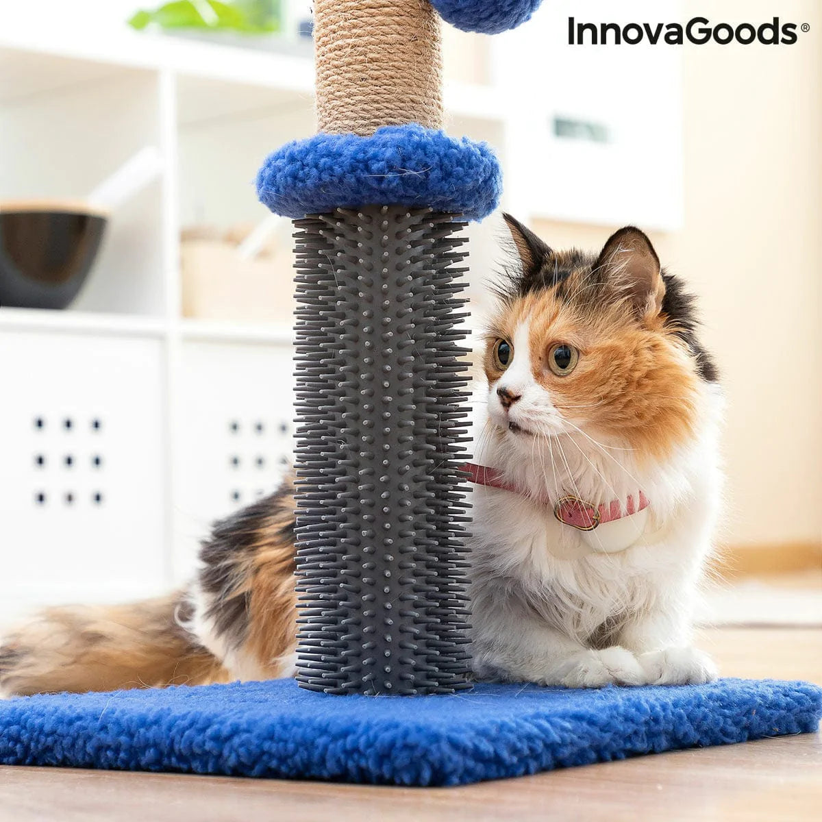 InnovaGoods Heim | Garten > Haustier > Gesundheit und Hygiene Kratzbaum Massagegerät mit Ball für Katzen Miausage InnovaGoods