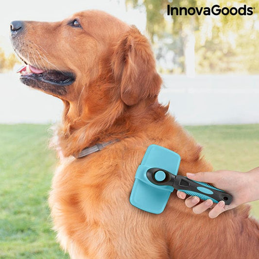 InnovaGoods Heim | Garten > Haustier > Gesundheit und Hygiene Reinigungsbürste für Haustiere, mit einziehbaren Borsten Groombot InnovaGoods