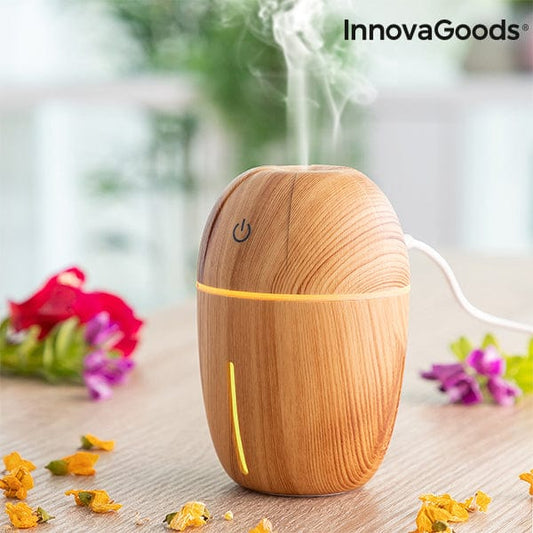 InnovaGoods Heim | Garten > Putzen, Saugen und Bügeln > Automatik-Lufterfrischer Mini-Humidor Aroma-Diffusor Honey Pine InnovaGoods
