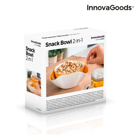 InnovaGoods Küche | Gourmet > Haushalt > Geschirr, Tabletts und Quellen 2 in 1 Schalen für Vorspeisen InnovaGoods 2 Stücke