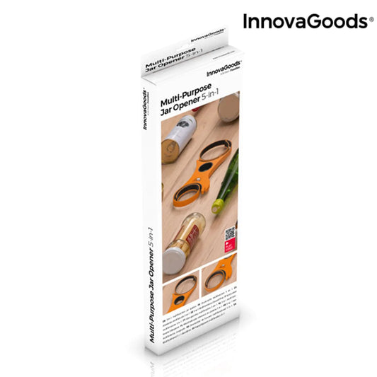 InnovaGoods Küche | Gourmet > Küchenaccessoires und Küchenutensilien > Korkenzieher, Dosenöffner und Flaschenöffner 5 in 1 Mehrzweck Flaschenöffner InnovaGoods