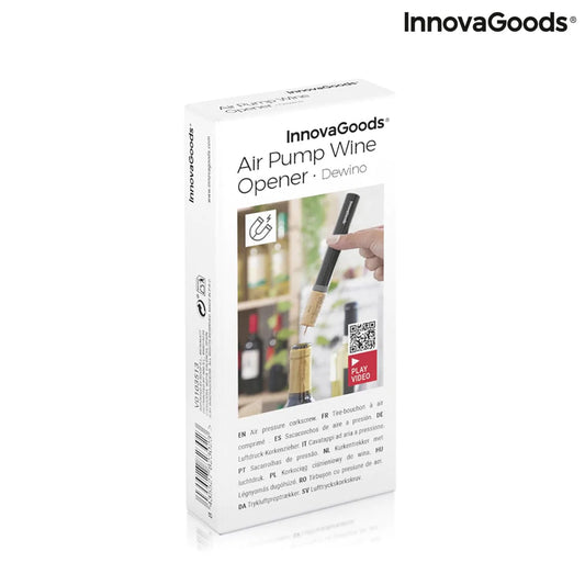 InnovaGoods Küche | Gourmet > Küchenaccessoires und Küchenutensilien > Korkenzieher, Dosenöffner und Flaschenöffner Luftdruckkorkenzieher  für Wein Dewino InnovaGoods