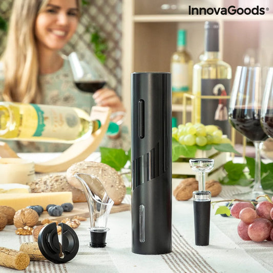 InnovaGoods Küche | Gourmet > Wein Elektrischer Korkenzieher mit Zubehör für Wein Corking InnovaGoods
