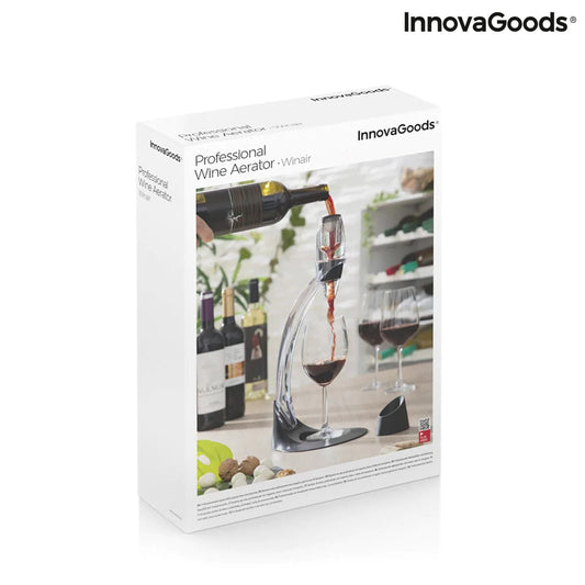 InnovaGoods Küche | Gourmet > Wein Professioneller Weinbelüfter mit Turmständer und Anti-Tropf-Sockel Winair InnovaGoods