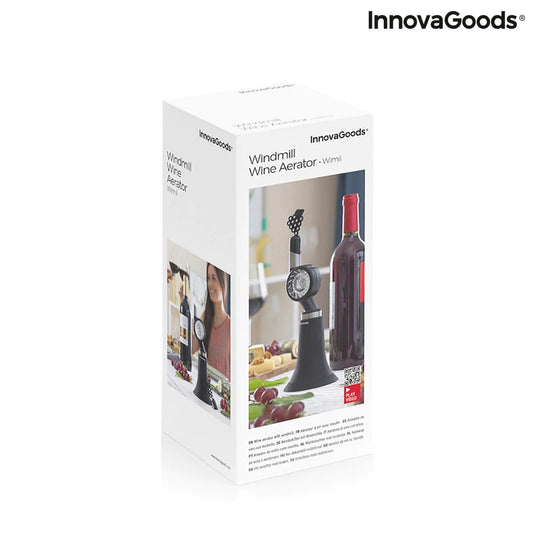 InnovaGoods Küche | Gourmet > Wein Weinbelüfter mit Windmühle und Ständer Wimil InnovaGoods