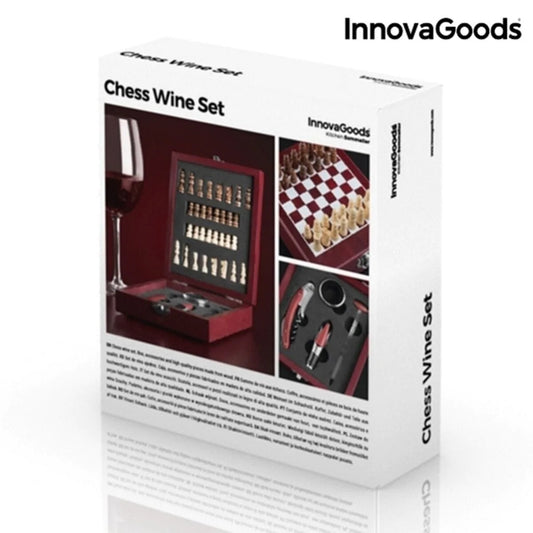 InnovaGoods Küche | Gourmet > Wein Weinzubehörset mit Schachspiel InnovaGoods 37 Stücke