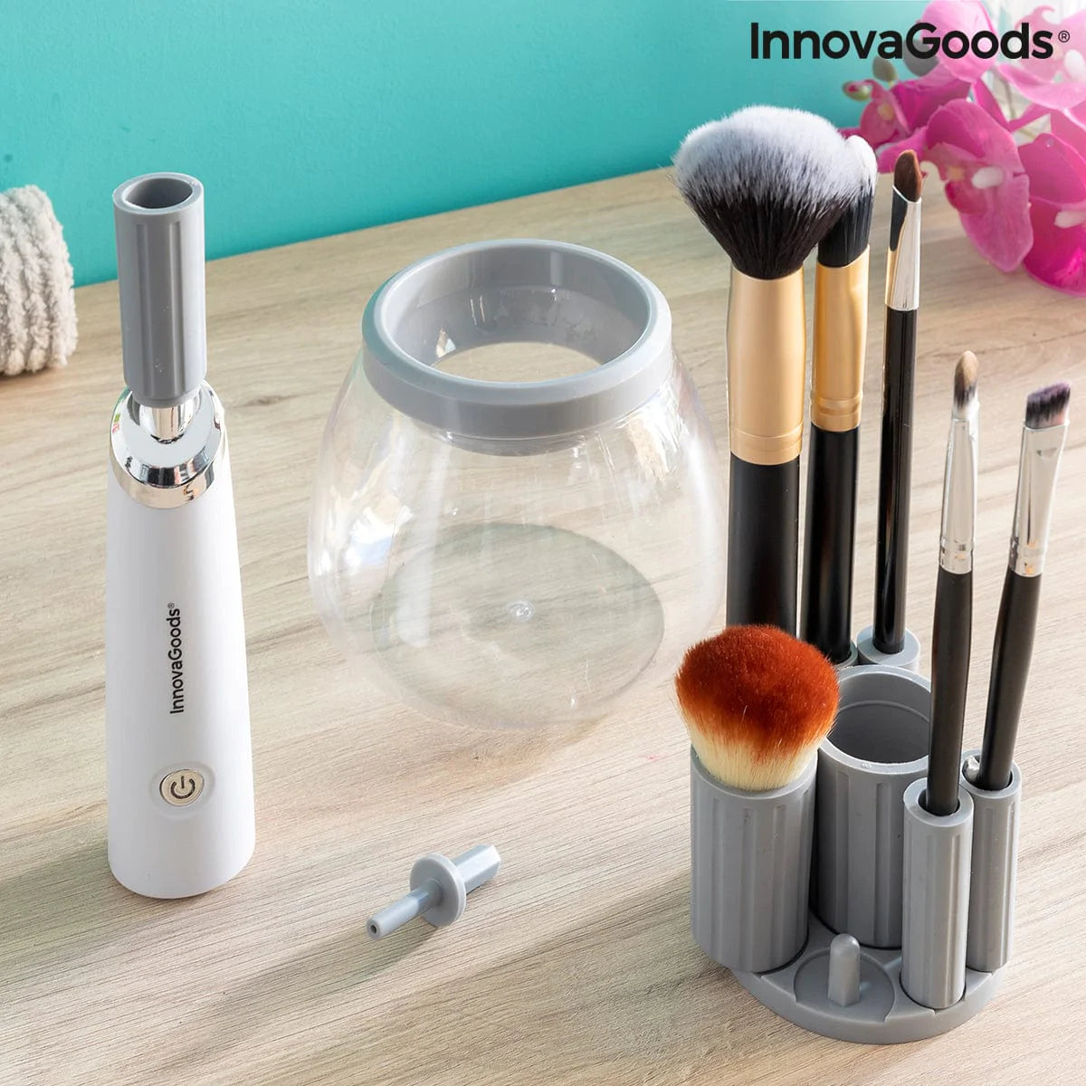 InnovaGoods Parfum | Kosmetik > Kosmetik > Zubehör und Organizer Automatischer Make-up-Pinselreiniger und -trockner Maklin InnovaGoods