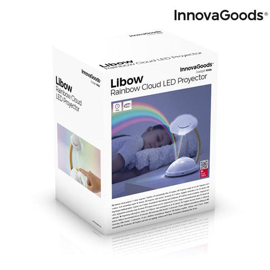 InnovaGoods Spielzeug | Kostüme > Babys und Kinder > Schlafenszeit LED-Projektor Regenbogen Wolken Libow InnovaGoods