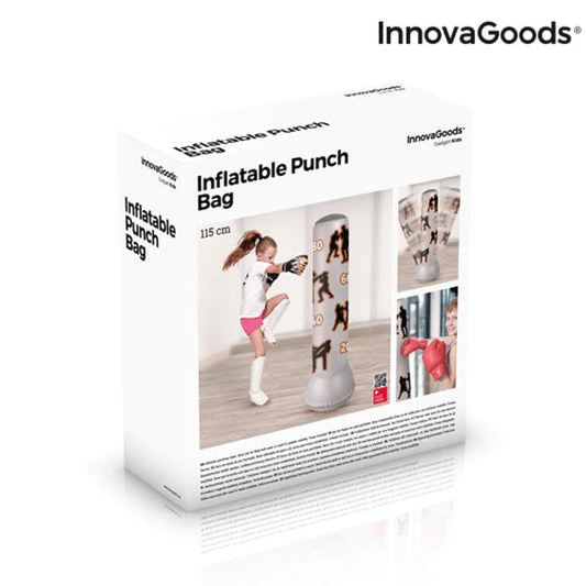 InnovaGoods Spielzeug | Kostüme > Babys und Kinder > Spiel und Spaß Aufblasbarer Stand-Boxsack für Kinder InnovaGoods