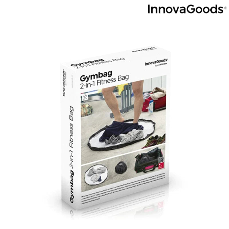 InnovaGoods Sport | Fitness > Sportmaterial und -ausrüstung > Rucksäcke und Sporttaschen 2-in-1 Umkleidekabinenmatte und wasserdichte Tasche Gymbag InnovaGoods