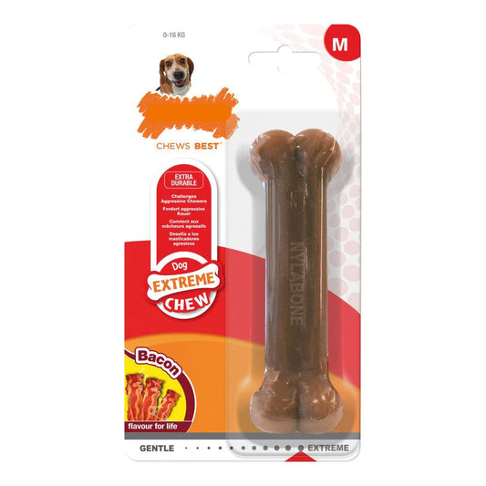 Nylabone Heim | Garten > Haustier > Spielzeug Beißring für Hunde Nylabone Dura Chew Bacon Größe M Nylon