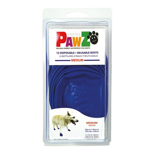 Pawz Heim | Garten > Haustier Stiefel Pawz Hund 12 Stück Blau Größe M