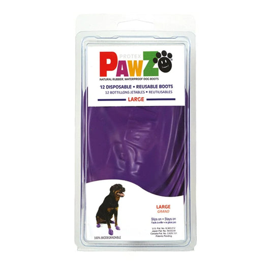 Pawz Heim | Garten > Haustier Stiefel Pawz Hund 12 Stück Lila Größe L
