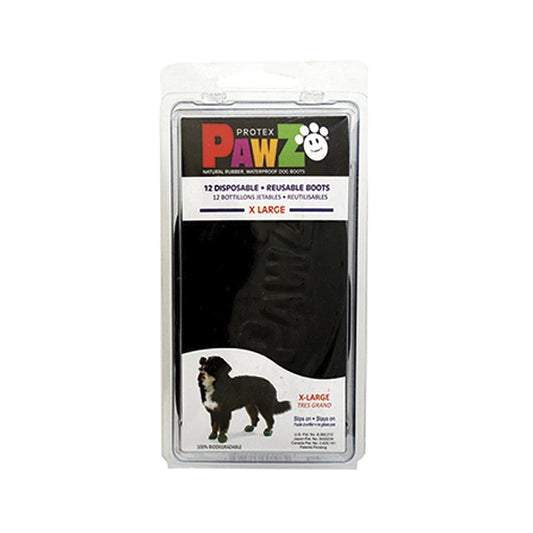 Pawz Heim | Garten > Haustier Stiefel Pawz Hund 12 Stück Schwarz Größe XL
