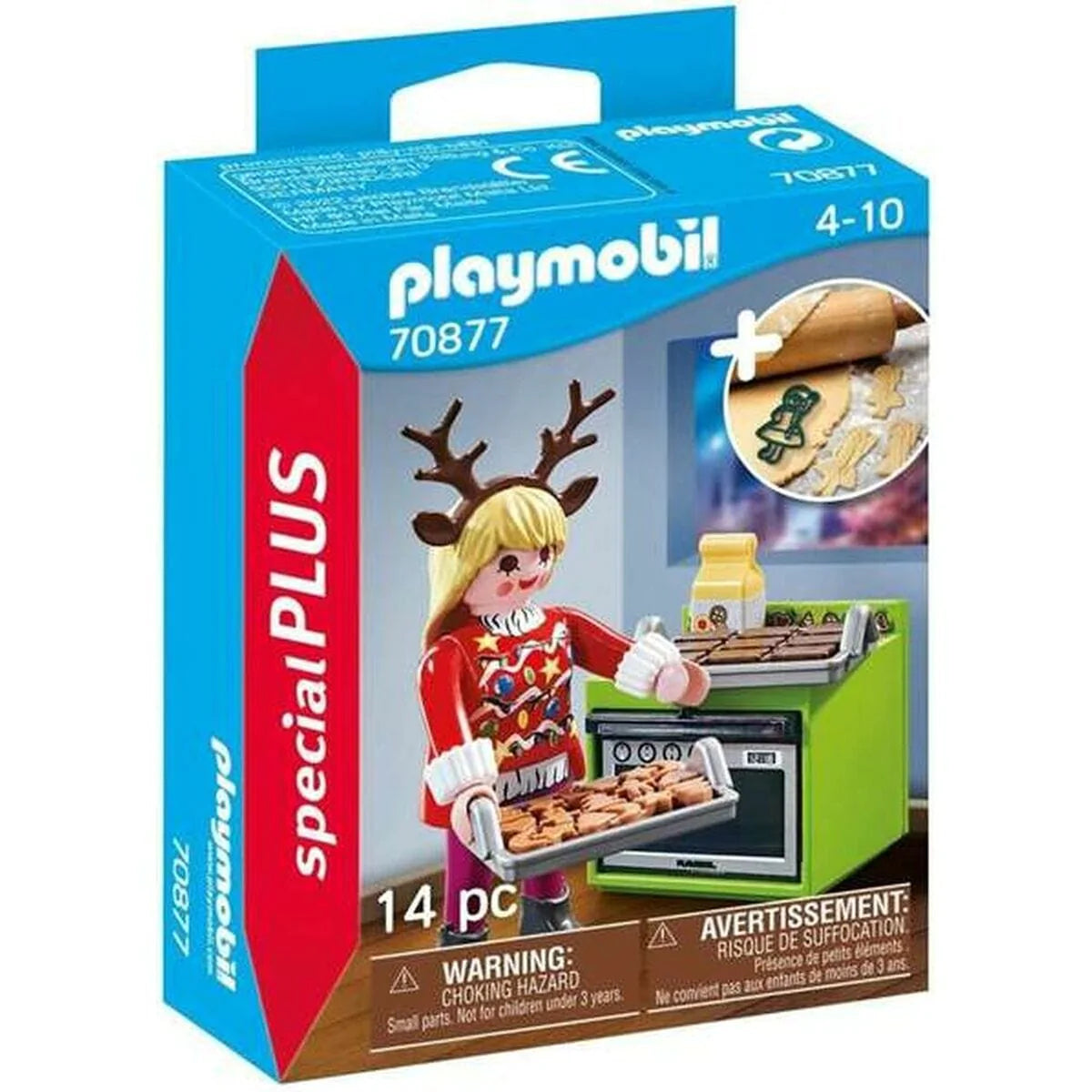 Playmobil Spielzeug | Kostüme > Spielzeug und Spiele > Action-Figuren Figur mit Gelenken Playmobil Special Plus 70877 Weihnachten Chefkonditor (14 pcs)